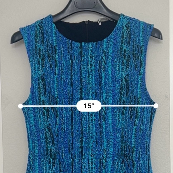 Zara 60s Mod Mermaidcore Seersucker Mini Dress – Sabrina Carpenter Coquette - Picture 13 of 14